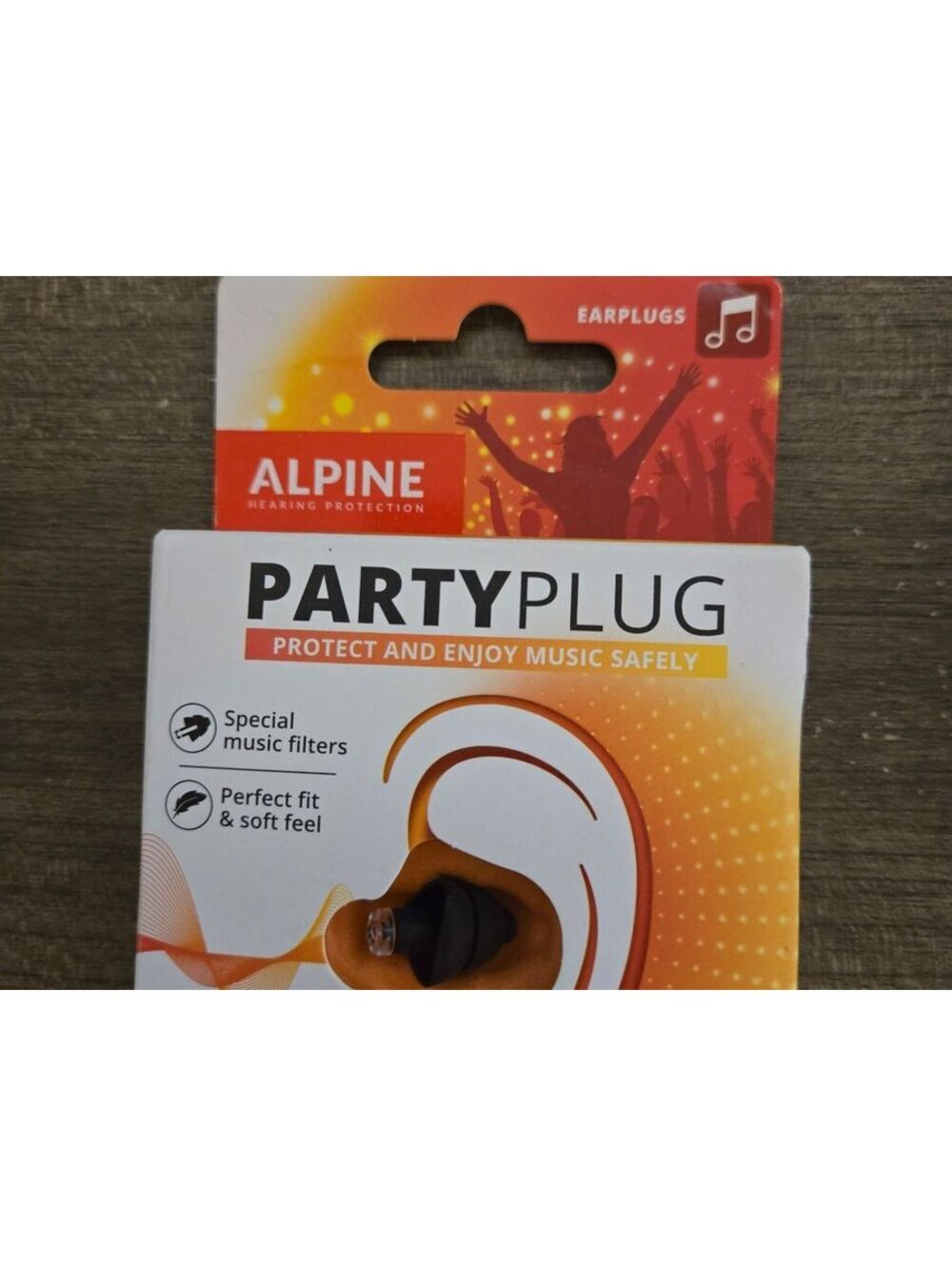 Alpine PartyPlug Hearing Protection Earplugs with Special 3-